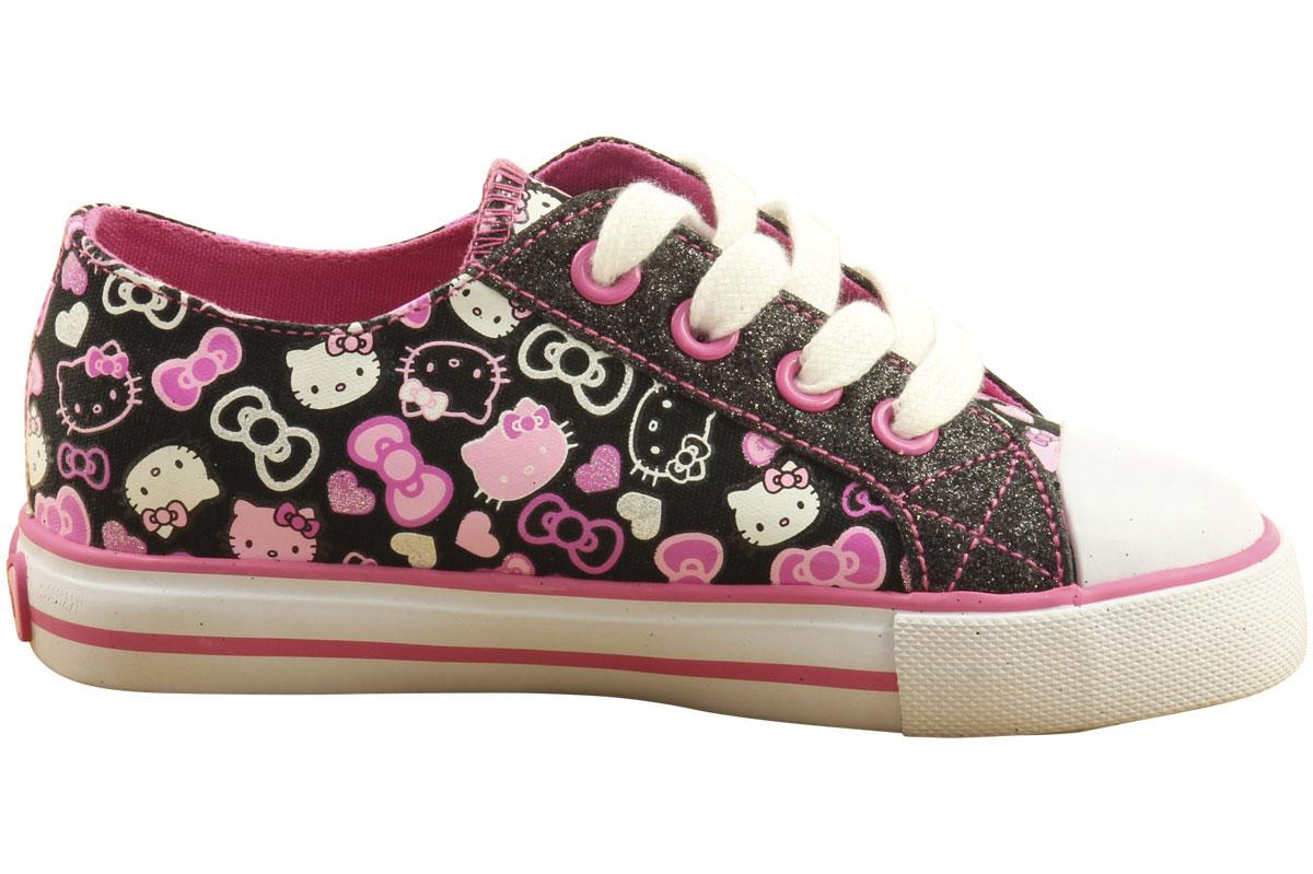 Hello Kitty Toddler Girl's Fashion Sneakers HK Lil Lacey Shoes 3G0002 ...