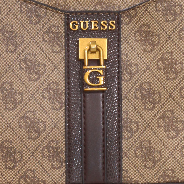 Guess Ginevra Signature Logo Elite Society Satchel Bag