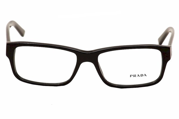 Prada Heritage Pr 16mv 1ab 1o1 Eyeglasses Mens Gloss Black Full Rim 55