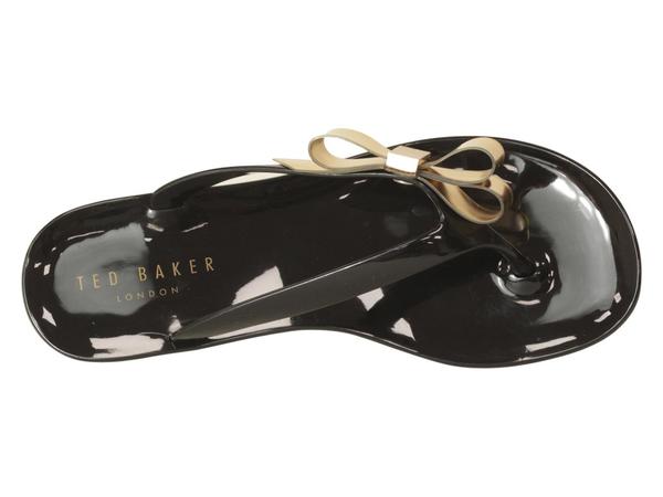 ted baker black flip flops