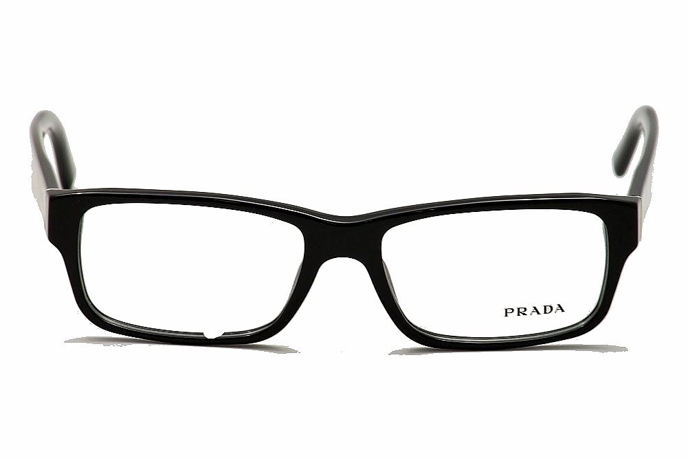Prada Heritage Pr 16mv Eyeglasses Mens Full Rim Rectangle Shape 