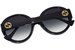 Gucci GG1256S Sunglasses Women's Round Shape