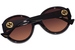 Gucci GG1256S Sunglasses Women's Round Shape