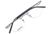 Mont Blanc MB0244O Eyeglasses Men's Rimless Oval Shape