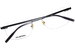 Mont Blanc MB0281O Eyeglasses Men's Rimless Rectangle Shape