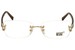 Mont Blanc Men's Eyeglasses MB436 MB/436 Rimless Optical Frame