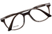 Prada PR 02WV Eyeglasses Men's Full Rim Round Shape