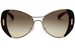 Prada Women's SPR 60S 60/S Butterfly Sunglasses