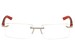 Tag Heuer Men's Eyeglasses Trends TH8110 TH/8110 Rimless Optical Frame