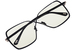 Tom Ford TF5841-B Eyeglasses Women's Semi Rim Butterfly Shape