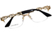 Versace VE1270 Eyeglasses Women's Semi Rim Optical Frame