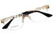 Versace VE1270 Eyeglasses Women's Semi Rim Optical Frame