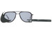 Vuarnet Glacier Sunglasses Genuine Leather Detail Pilot Shape