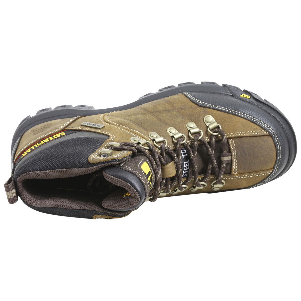 caterpillar men's threshold waterproof industrial boot