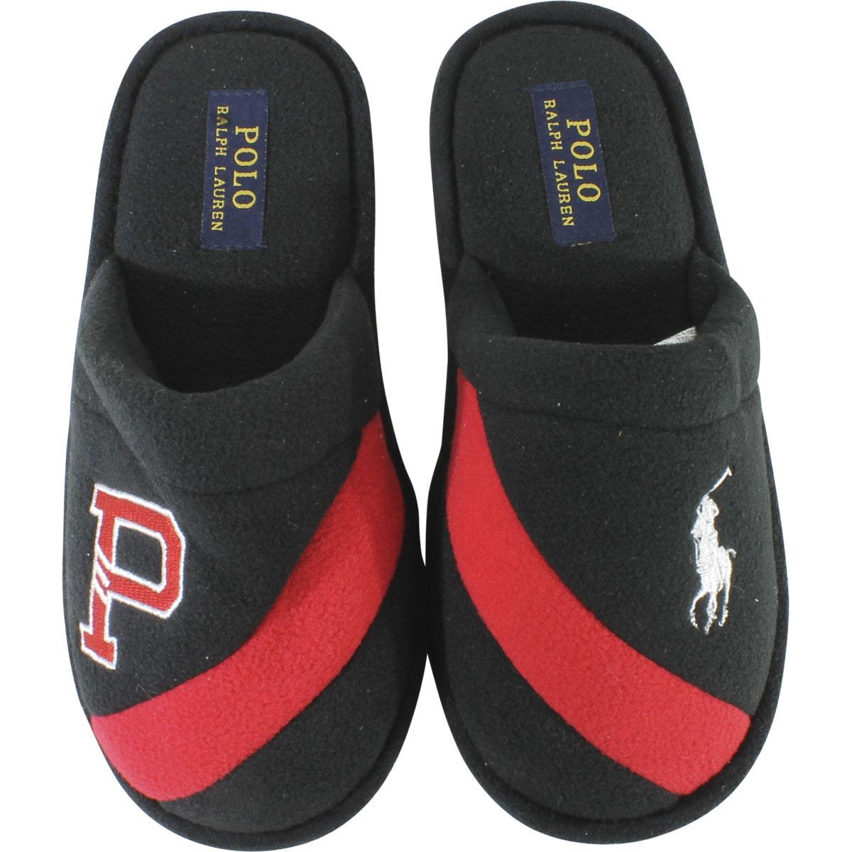 red polo slippers