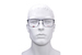 Carrera 8857 Titanium Eyeglasses Men's Full Rim Rectangle Shape