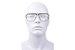 Cazal 7107 Titanium Eyeglasses Men's Full Rim Square Shape