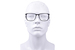 Flexon EP8011 Eyeglasses Men's Full Rim Rectangle Shape