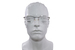 Hugo Boss 1424 Eyeglasses Men's Rimless Rectangle Shape