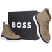 Hugo Boss Men's Rainard Boots Lace-Up Suede Shoes