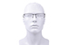 Jaguar 33116 Eyeglasses Men's Semi Rim Rectangle Shape