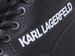 Karl Lagerfeld Paris Men's Boots Logo Leather Pebble Grained