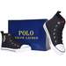 Polo Ralph Lauren Little/Big Boy's Hamptyn-HI-II-Bear Sneakers Hi-Top Shoes