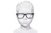 Nike Eyeglasses Youth Kids Full Rim Rectangle Shape