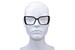 Prada PR-03ZV Eyeglasses Women's Full Rim Pillow Shape