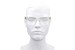 Prada PR A19V Eyeglasses Women's Full Rim Rectangle Shape