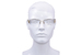 Versace Eyeglasses VE1175B Semi Rim Rectangle Shape