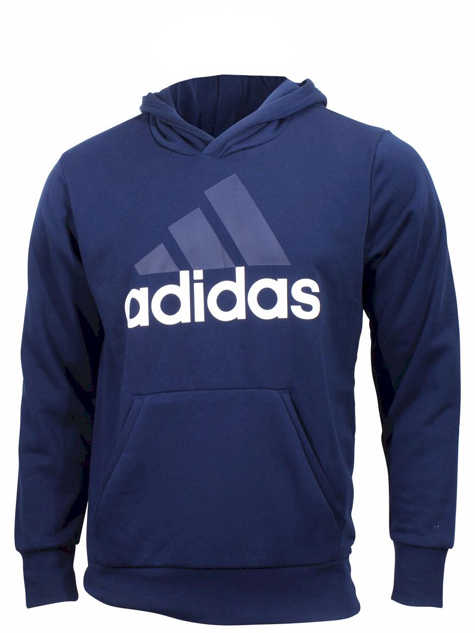 adidas men's essential linear logo pullover hoodie