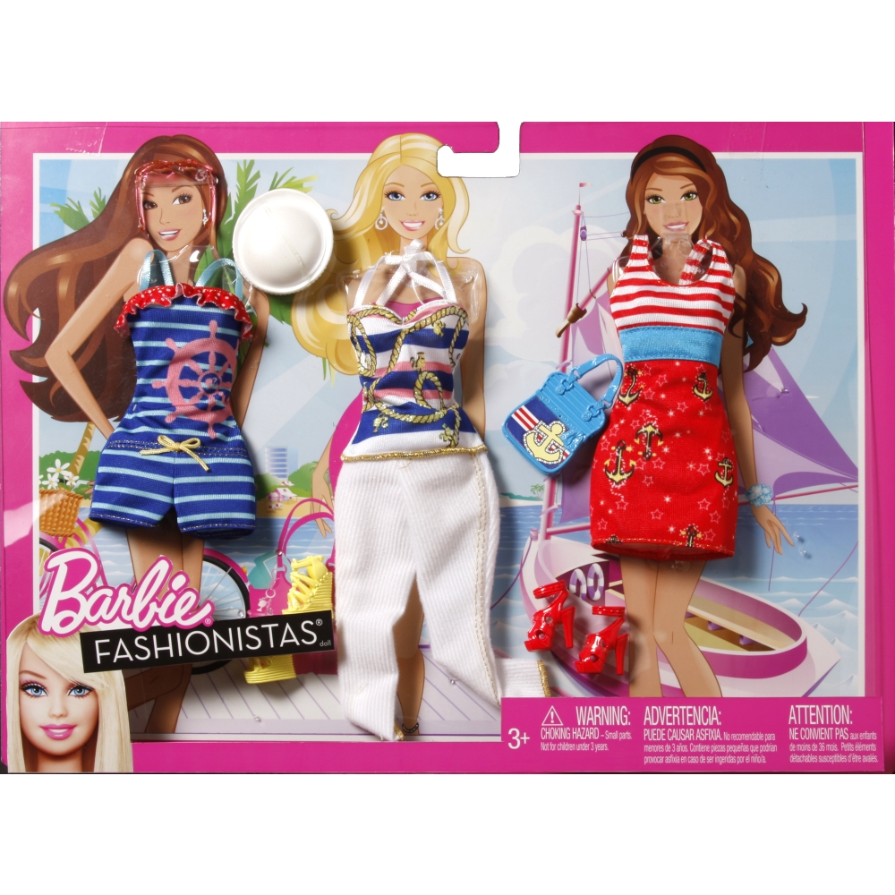 barbie fashionistas fashion packs