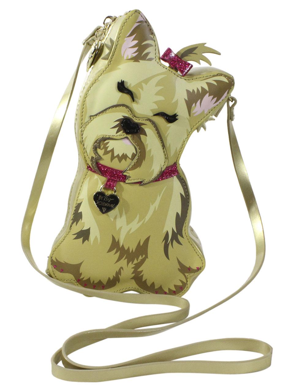 betsey johnson yorkie backpack