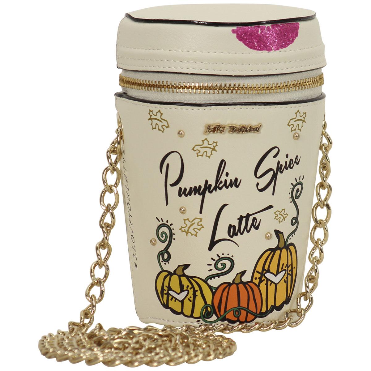 betsey johnson pumpkin spice purse