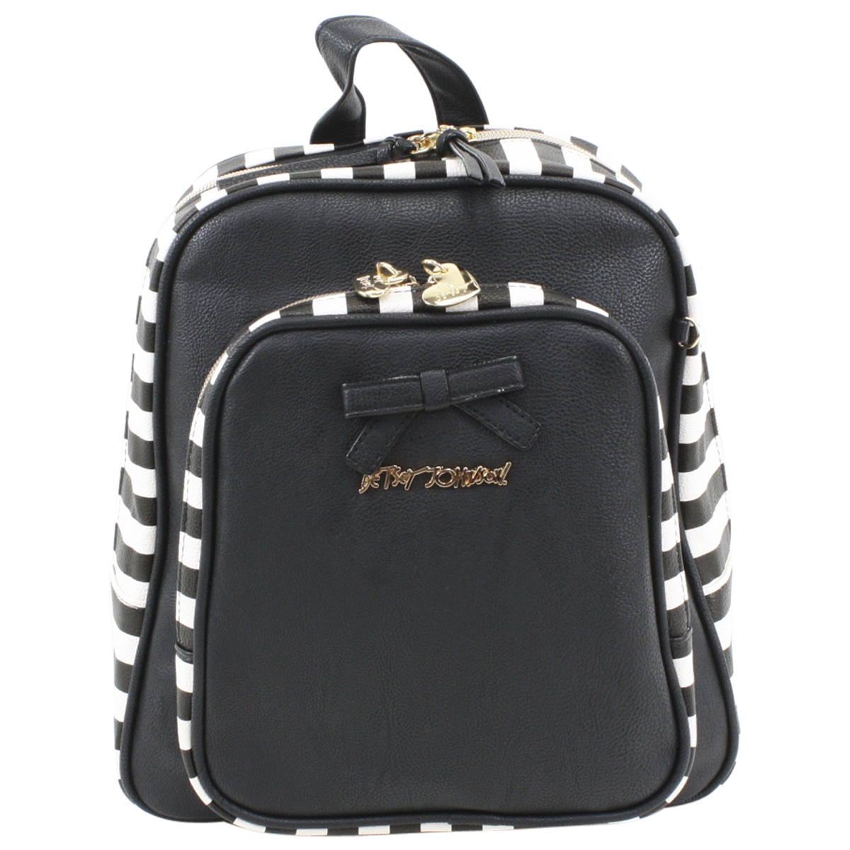 Betsey johnson outlet striped backpack