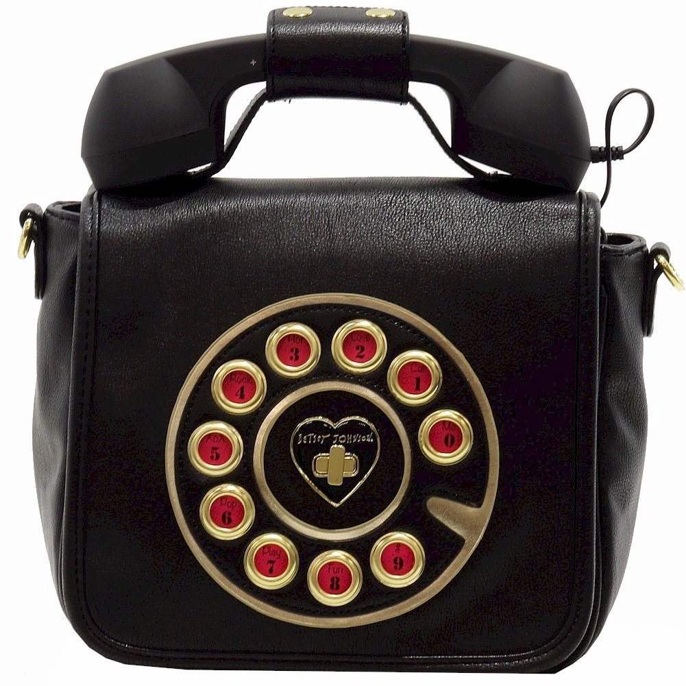 betsey johnson telephone handbag