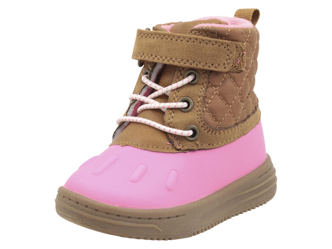 girls pink duck boots