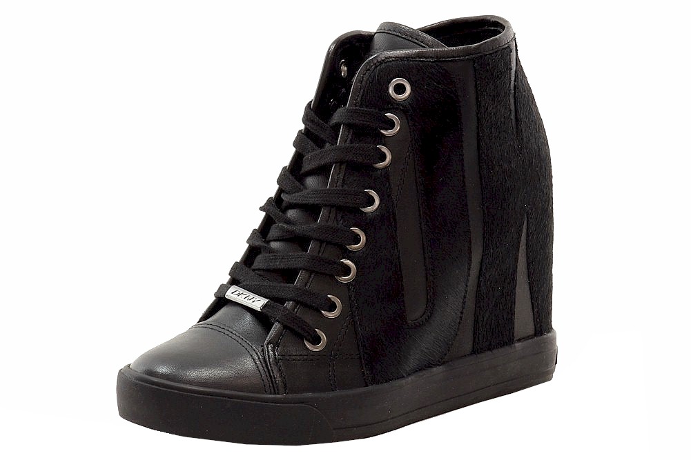 donna karan sneaker wedges