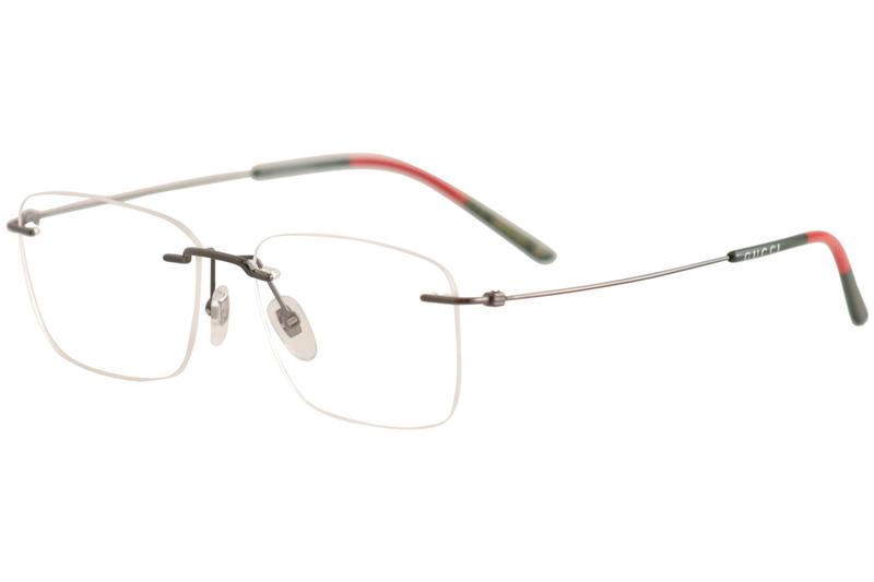 gucci rimless glasses mens