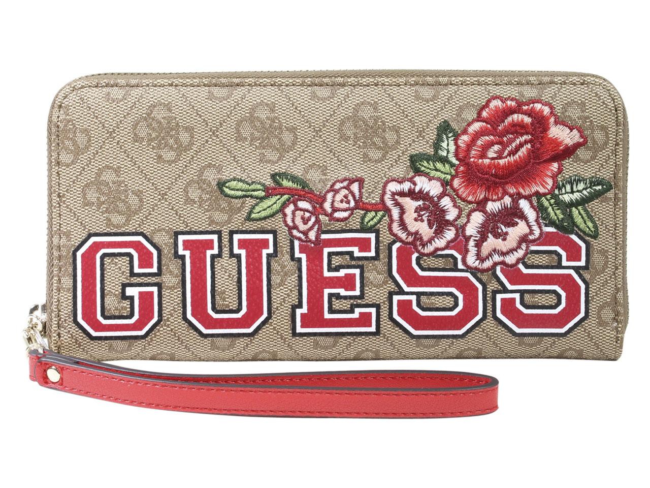 Guess Women s Vikky Large Zip Around Clutch Wallet JoyLot