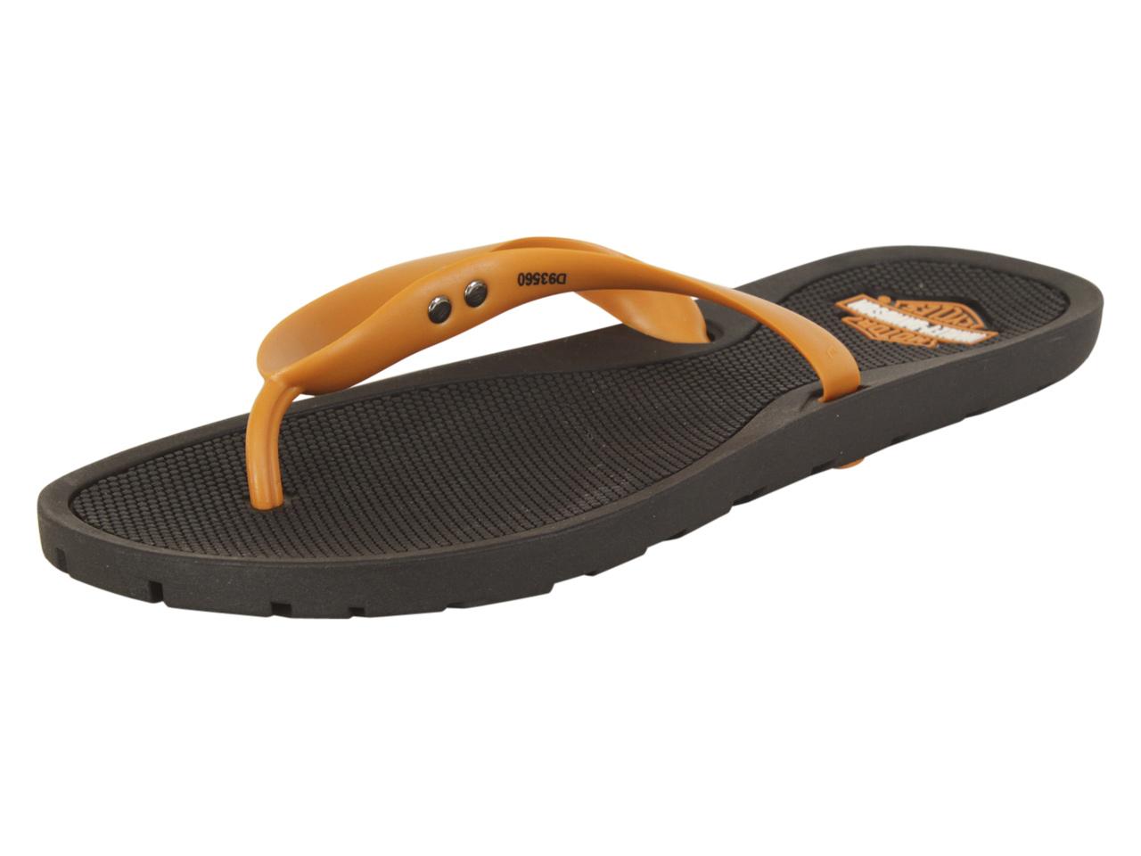 harley davidson flip flops mens