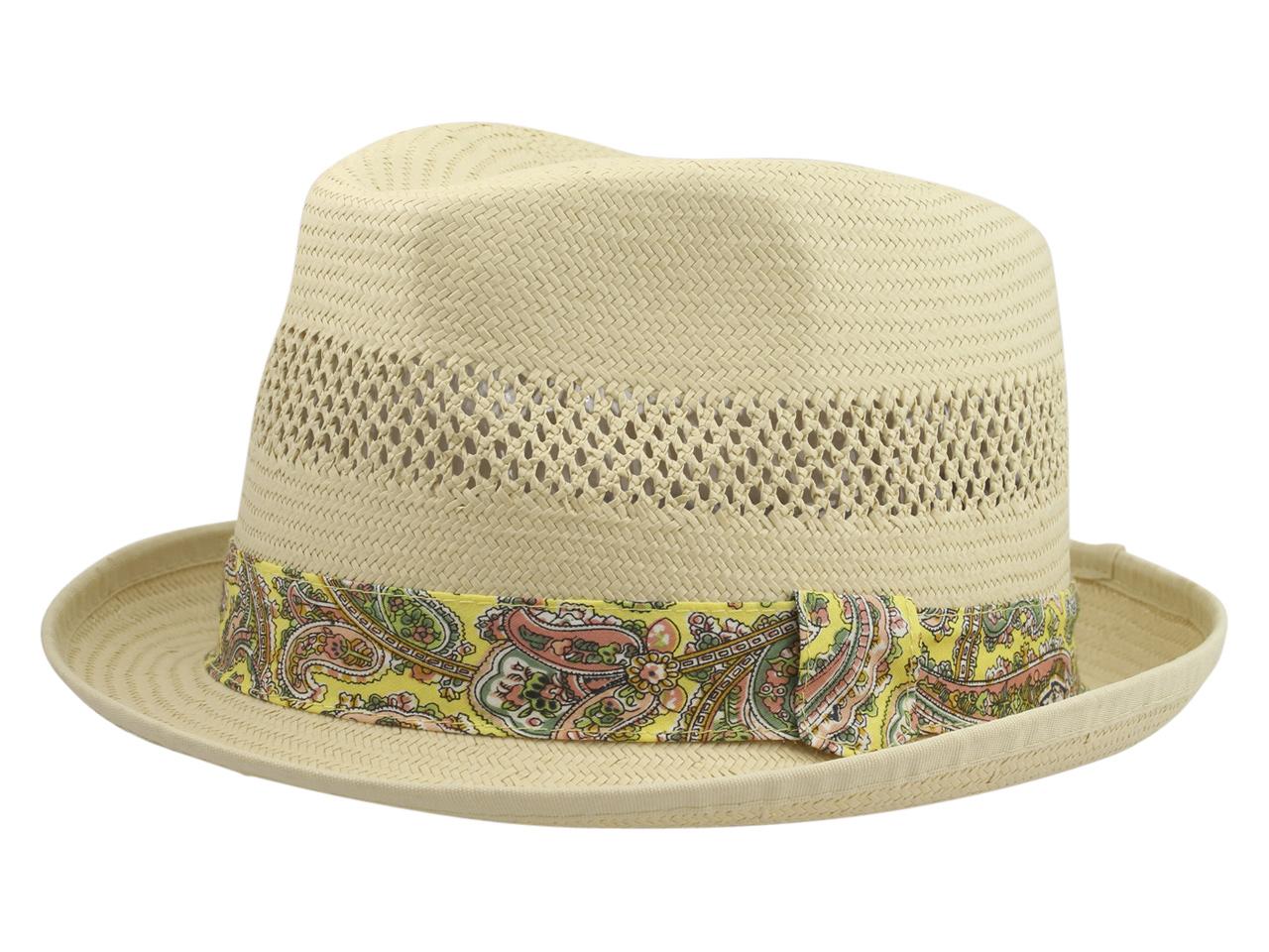 toyo straw fedora hat