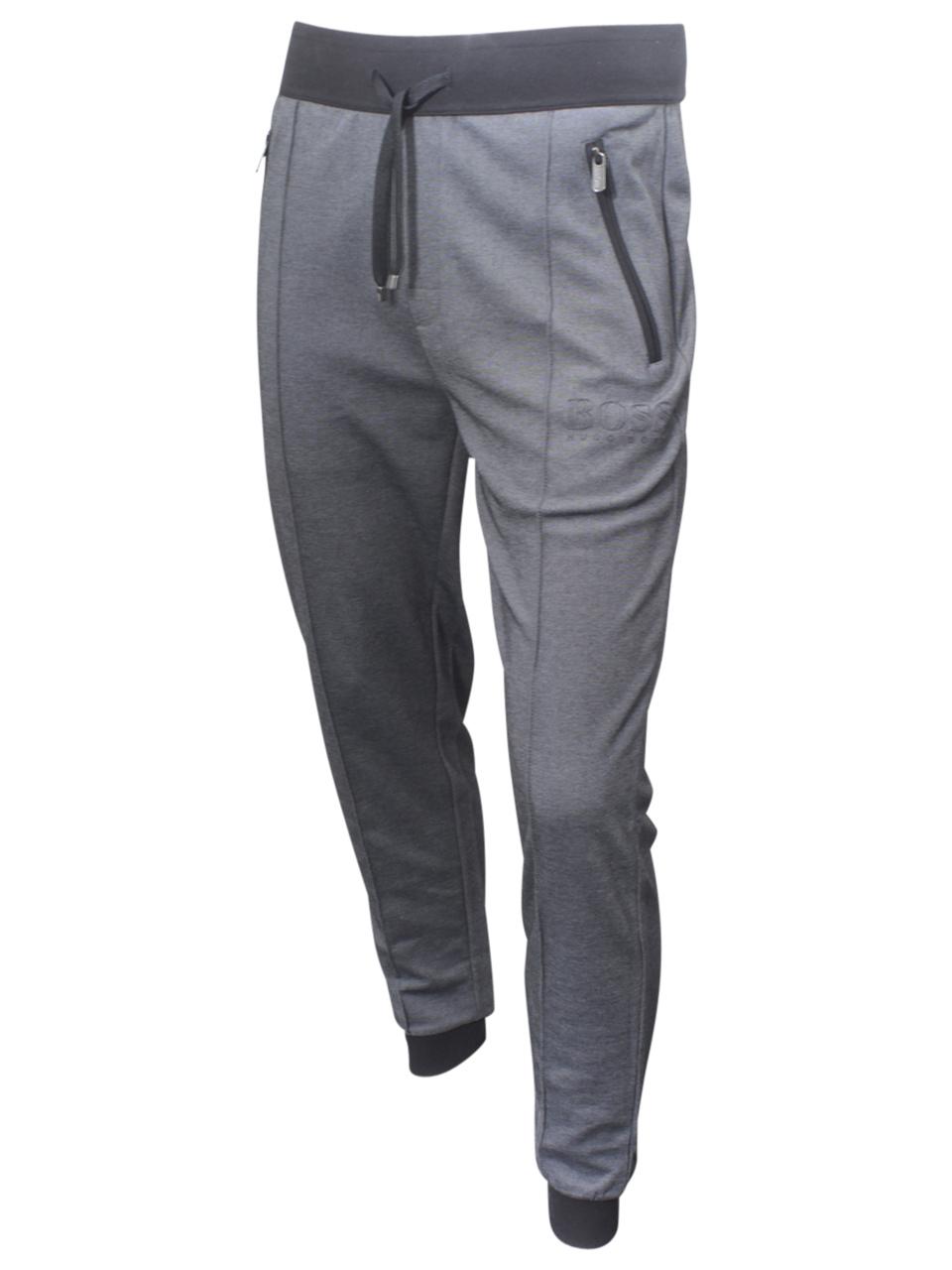 boss pique cuffed fleece pants