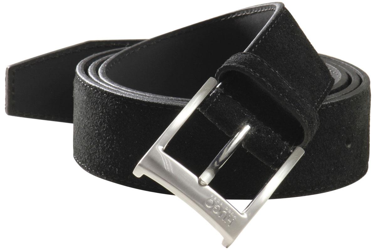 hugo boss belt black leather mens