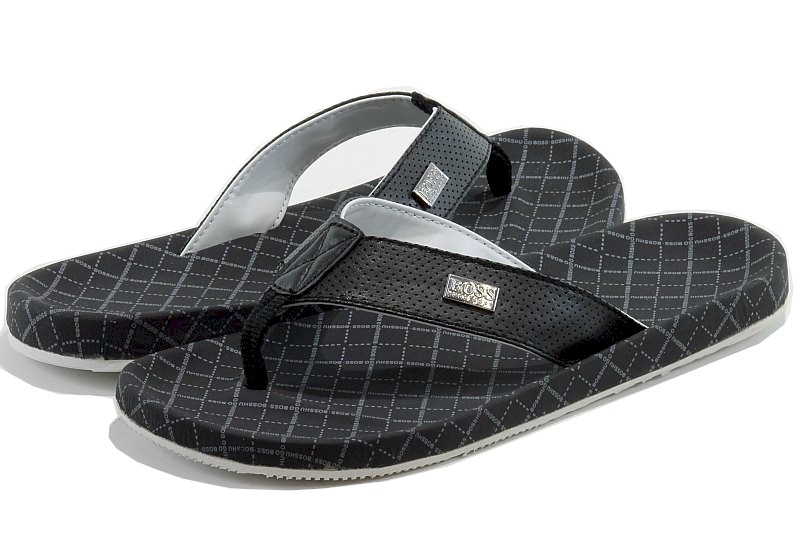 hugo boss mens flip flops