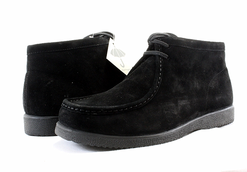 Bridgeport Boots Black Suede Shoes