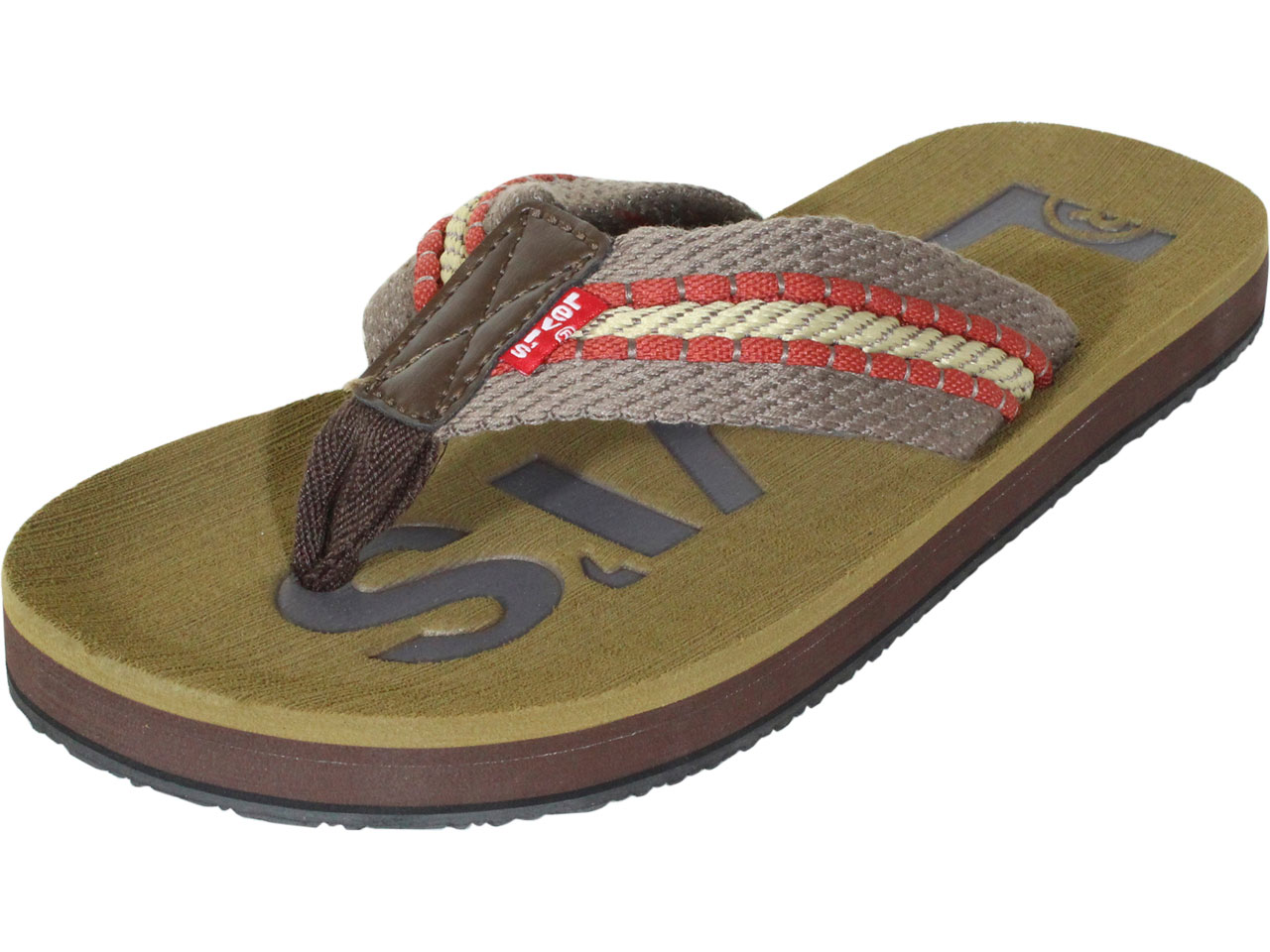 levi's men's flip flops thong sandals