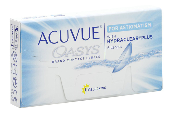  Acuvue Oasys for Astigmatism Contact Lenses 6-Pack By Vistakon 