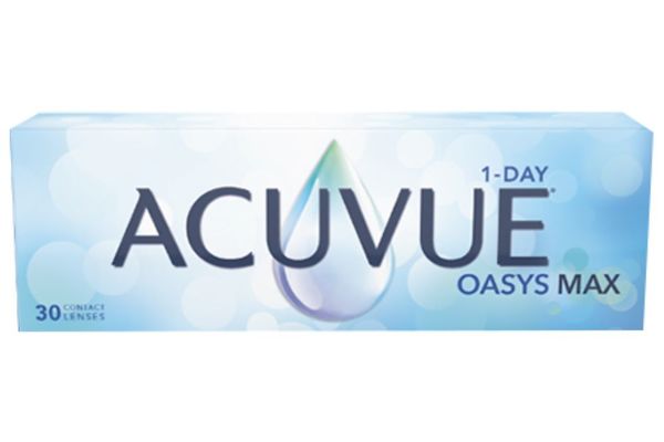  Acuvue Oasys MAX 1-Day 30-Pack Contact Lenses By Vistakon 